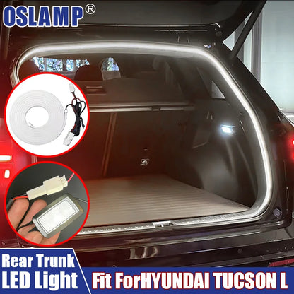 LED Car Light Rear Trunk White Light Bar For Hyundai