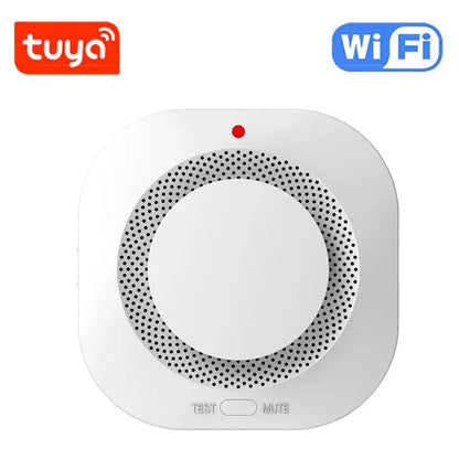 Haozee Smart Zigbee/WiFi Smoke Detector with APP Alerts (Détecteur de fumée intelligent Zigbee/WiFi avec alertes APP)