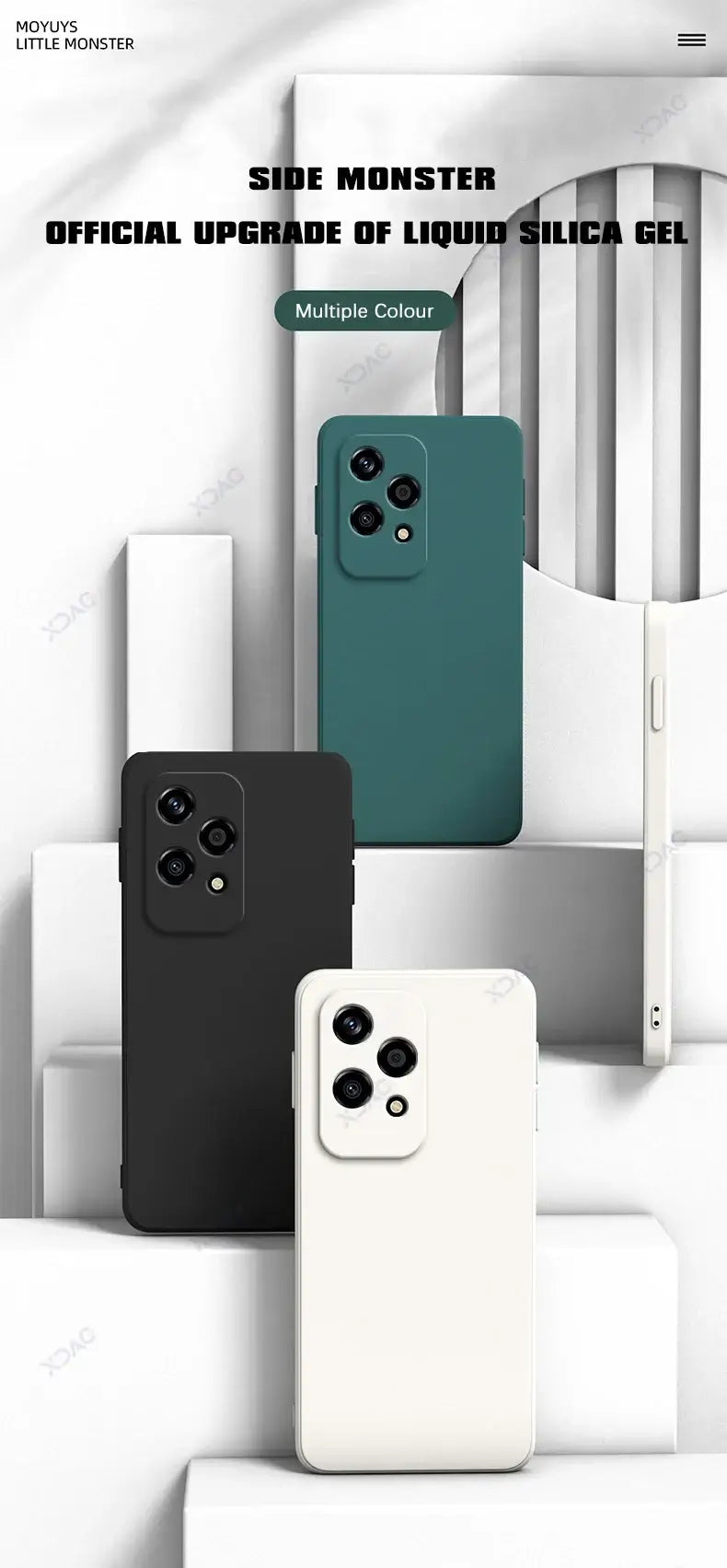 Luxury Dual Layer Silicone Case for Honor 200 Lite 5G