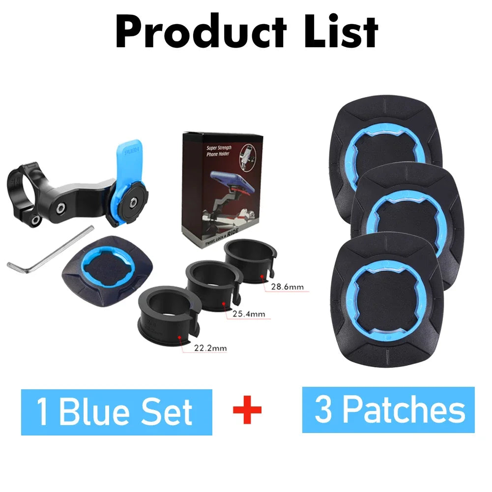 Shunmaii Universal Motorcycle Phone Holder - 360° Rotatable Mount