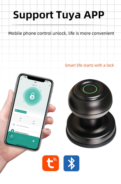 YRHAND Bluetooth Smart Lock - Easy Install Biometric Access