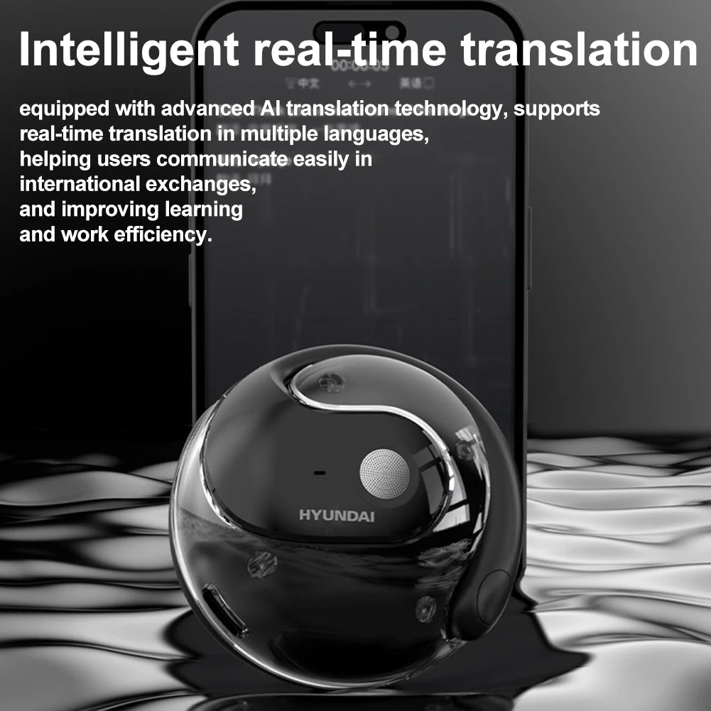 Smarte Bluetooth-ørepropper for sanntidsoversettelse på reise