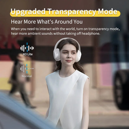 QCY H3 Lite ANC Wireless Headphones with 60-Hour Battery