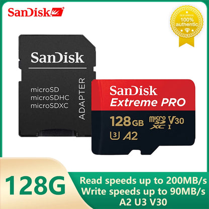 SanDisk Extreme PRO Micro SD Card 200MB/s for 4K Video