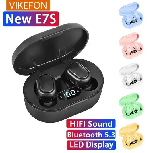 E7S TWS Wireless Headphones With Waterproof Microphone