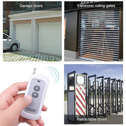 433MHz RF Remote Control for Smart Home & Garage