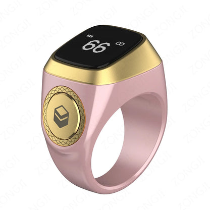 ZONGJI Smart Tasbih Ring - Track Prayers & Steps