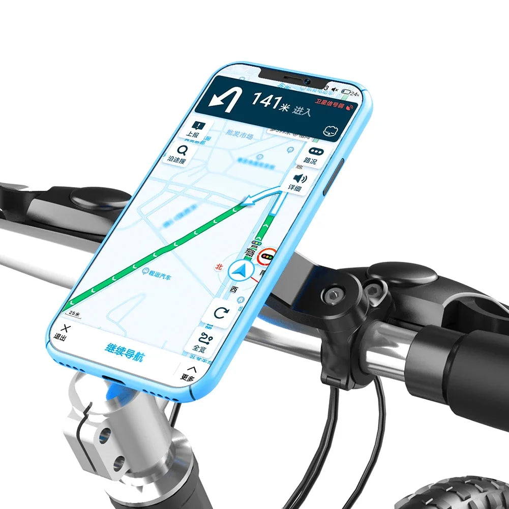 Shunmaii Universal Motorcycle Phone Holder - 360° Rotatable Mount