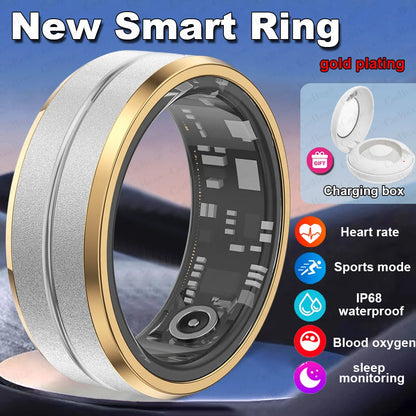 ChiBear 5ATM Waterproof Smart Ring - Track Health Effortlessly