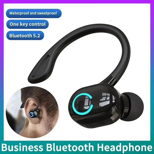 VIKEFON Bluetooth 5.2 Headset - Sport Ear Hook Design