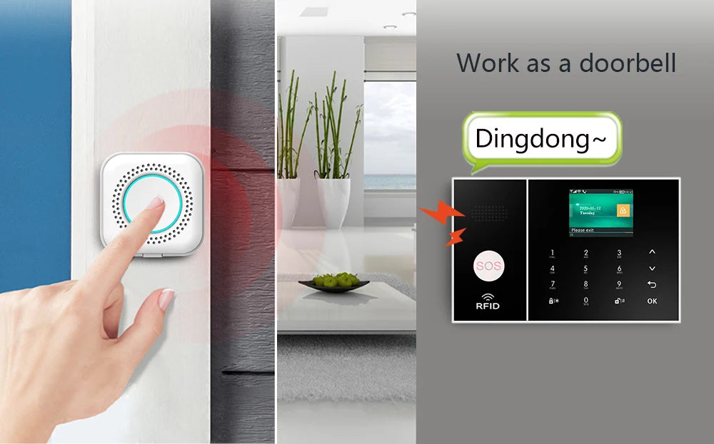 PGST Home Security Alarm System with WiFi & Motion Sensor