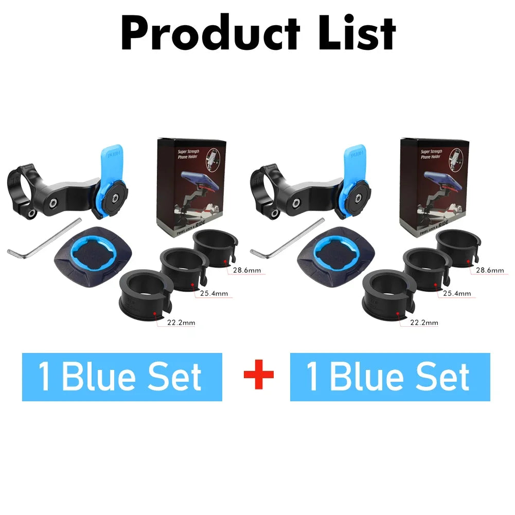 Shunmaii Universal Motorcycle Phone Holder - 360° Rotatable Mount