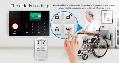 PGST Home Security Alarm System with WiFi & Motion Sensor