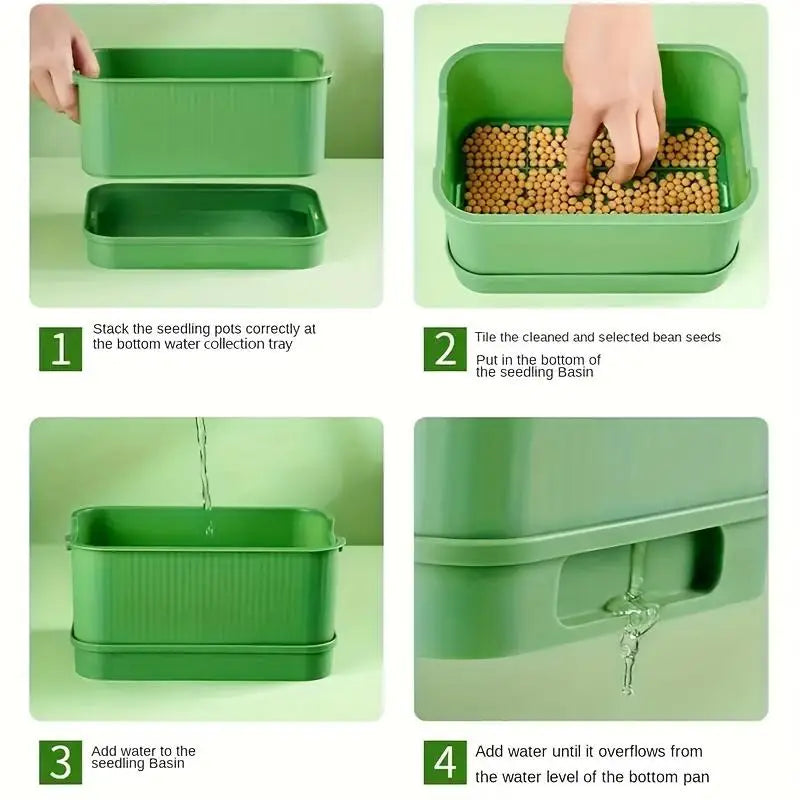 Sleek Sprout Grower: Stylish, Compact, Universal Fit
