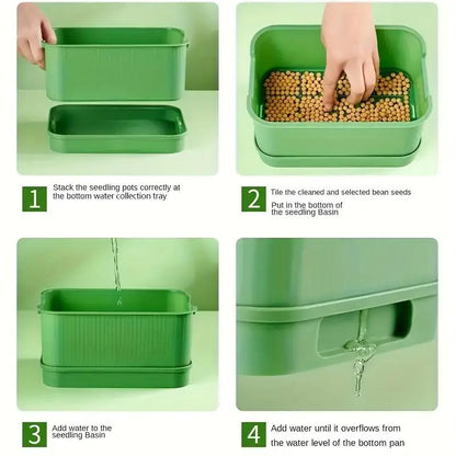Sleek Sprout Grower: Stylish, Compact, Universal Fit