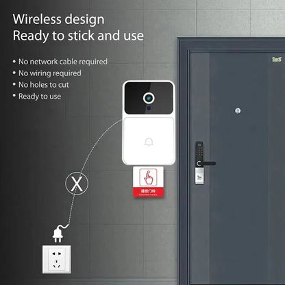 Smart Home Wireless Video Doorbell With Night Vision