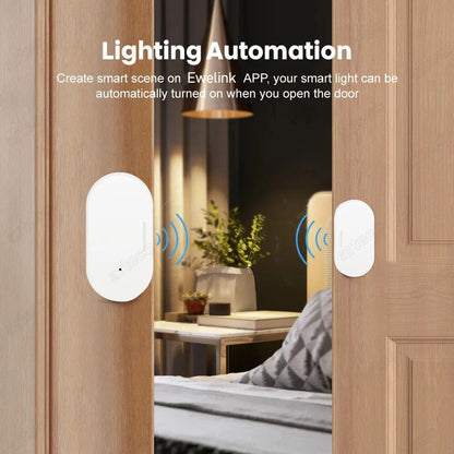 Smart Zigbee Door Sensor With App Alerts For Safety