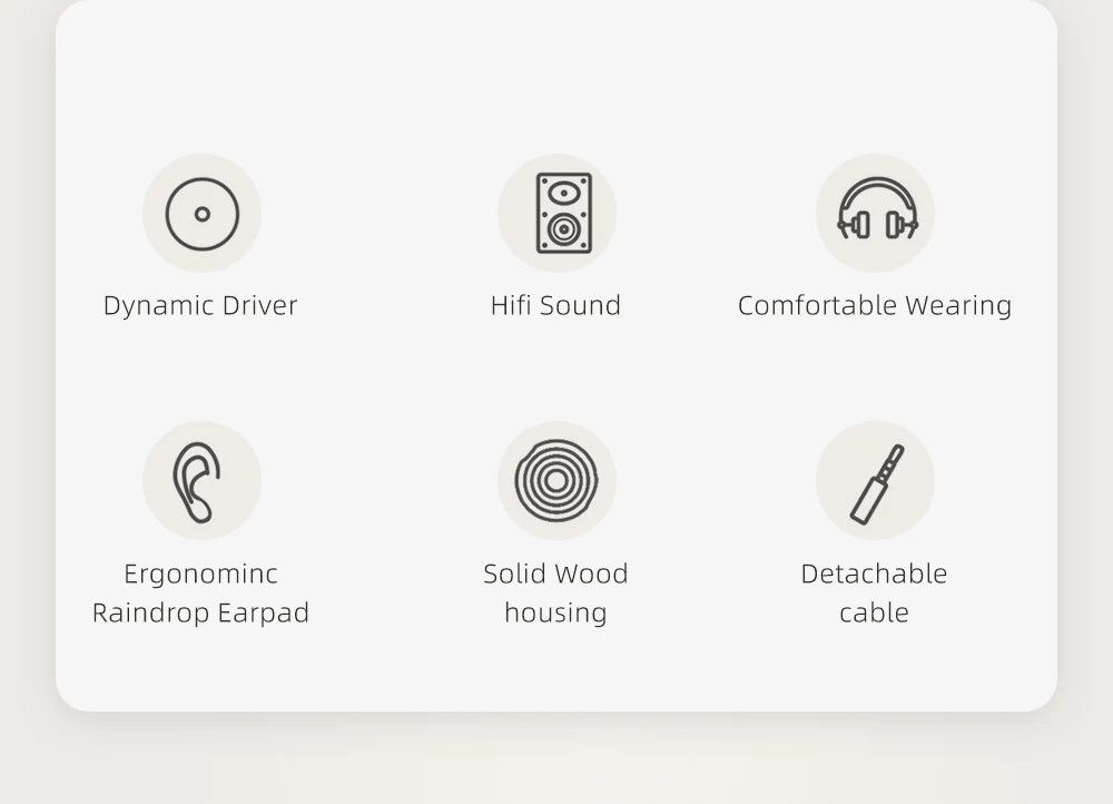 SIVGA SV021/Robin Wood Headphone with 50mm Driver
