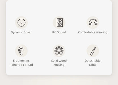 SIVGA SV021/Robin Wood Headphone with 50mm Driver