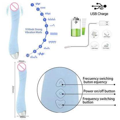PODN Intimate Silicone Masturbator & Vibrator - Clit Stimulation