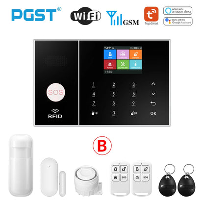 PGST Home Security Alarm System with WiFi & Motion Sensor