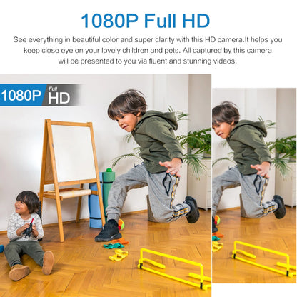 X5 Mini HD 1080P WiFi Camera - Stylish Home Security Monitor