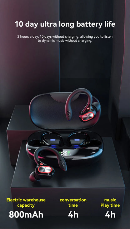 Auriculares inalámbricos mzymi S730 TWS - Bluetooth 5.3 Diseño resistente al agua