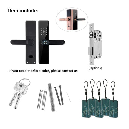RAYKUBE Tuya Wifi Smart Lock H4 - Keyless Access Solution