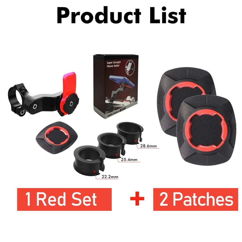 Shunmaii Universal Motorcycle Phone Holder - 360° Rotatable Mount