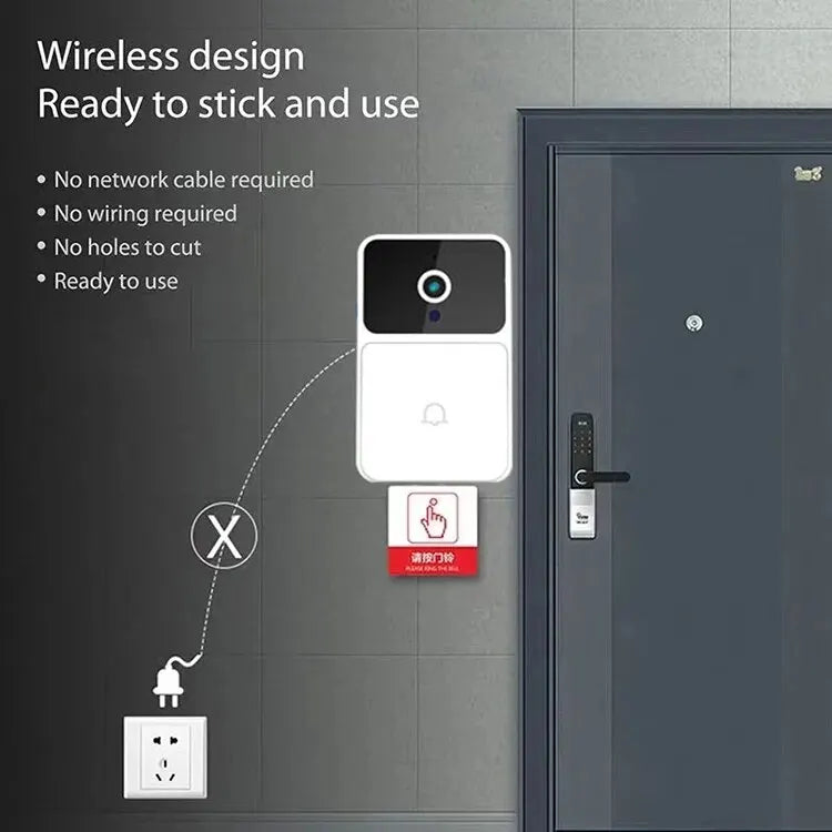 Smart Home Wireless Video Doorbell With Night Vision