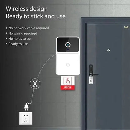 Smart Home Wireless Video Doorbell With Night Vision