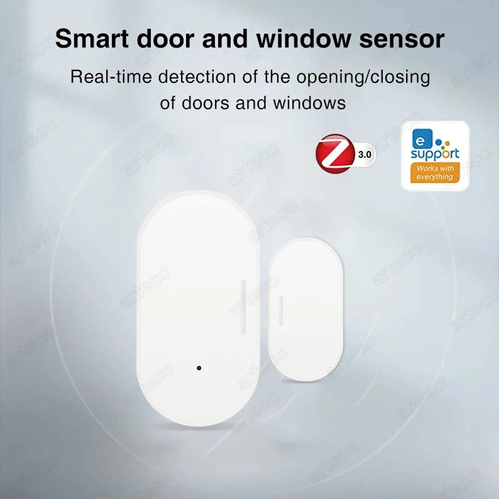 Smart Zigbee Door Sensor With App Alerts For Safety