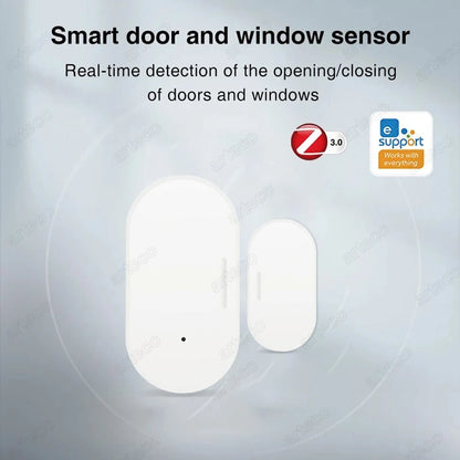 Smart Zigbee Door Sensor With App Alerts For Safety