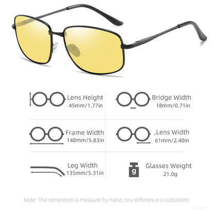 VIVIBEE Night Vision Glasses - Polarized UV400 Driving