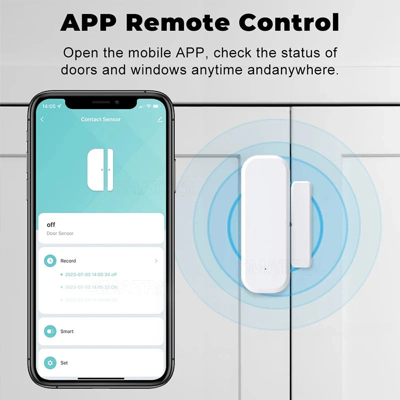 Sensore porta WiFi Tuya XMSJ - Sicurezza controllata tramite app