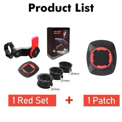 Shunmaii Universal Motorcycle Phone Holder - 360° Rotatable Mount