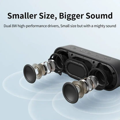 Tribit XSound Go Bluetooth-høyttaler med IPX7 vanntett design