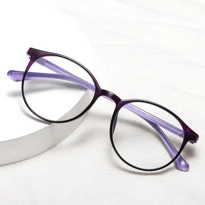 Ultralight Round Reading Glasses - Anti Blue Light