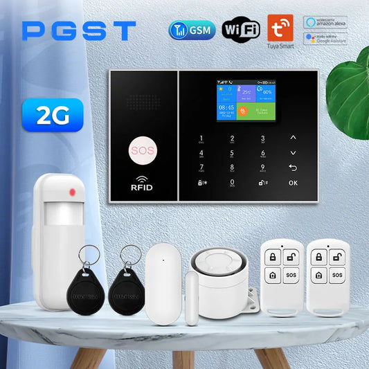 PGST Home Security Alarm System with WiFi & Motion Sensor