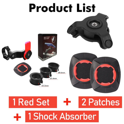 Shunmaii Universal Motorcycle Phone Holder - 360° Rotatable Mount