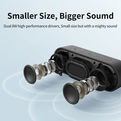 Tribit XSound Go Bluetooth-høyttaler med IPX7 vanntett design