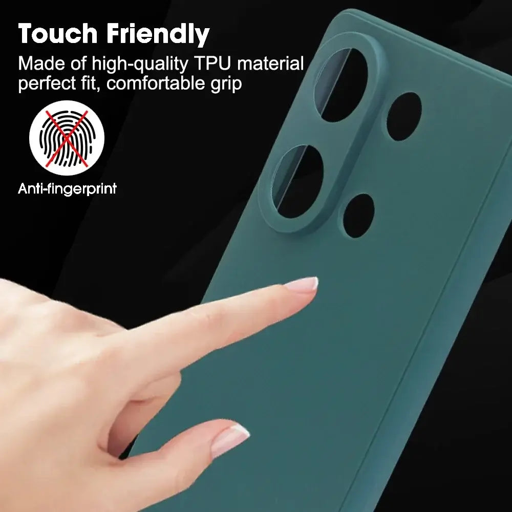 Custodia in silicone liquido per Xiaomi Redmi Note 13 Pro 5G