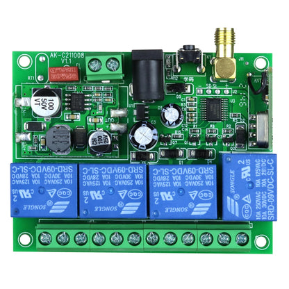 Smart 4 Channel RF Relay Switch - 10A Remote Control