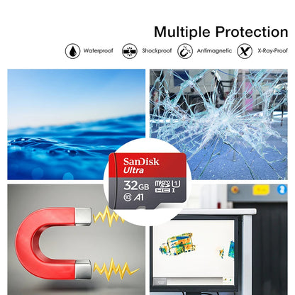 Carte microSD SanDisk 128 Go - Vitesse A1 pour des performances rapides