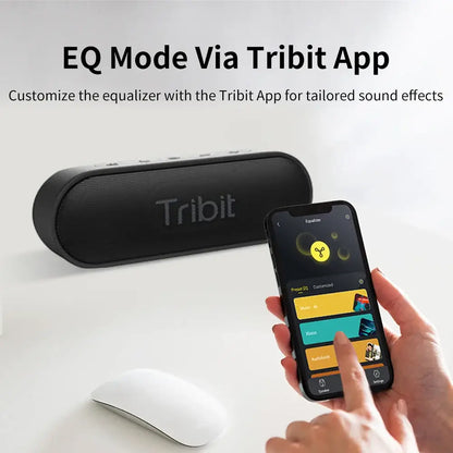 Tribit XSound Go Bluetooth-høyttaler med IPX7 vanntett design