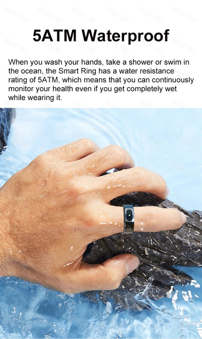 RUOFINE Smart Ring R08 - Bluetooth Blood Pressure Tracker