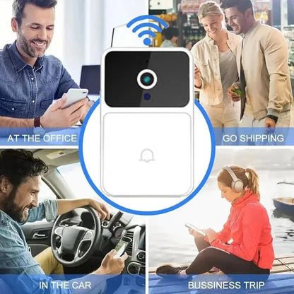 Smart Home Wireless Video Doorbell With Night Vision